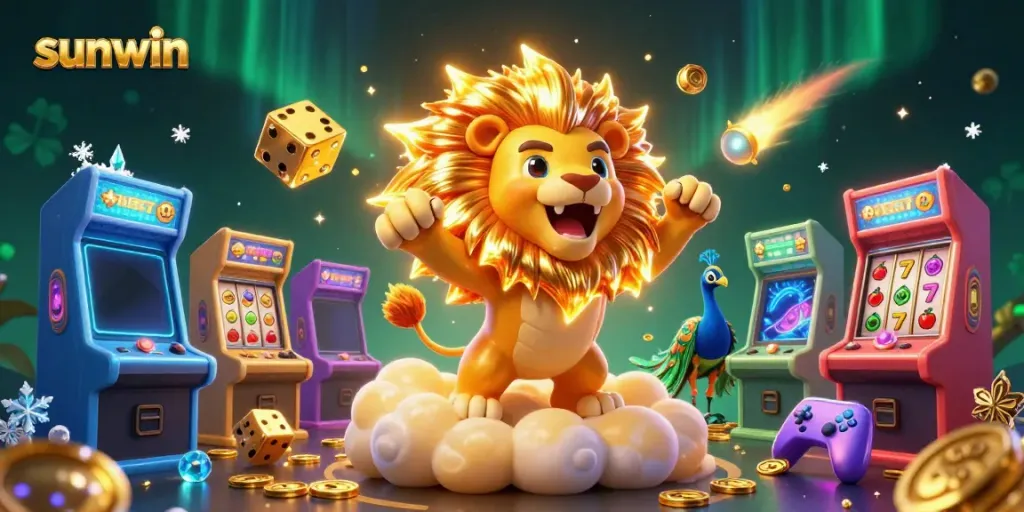 Experience thrilling gameplay at Sunwin with vibrant slot reels and a dynamic cast of characters.