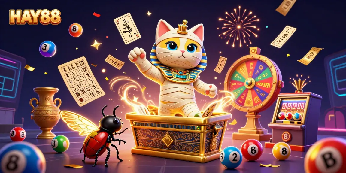 Engage with HAY88 and experience thrilling moments in a vibrant 3D casino scene.