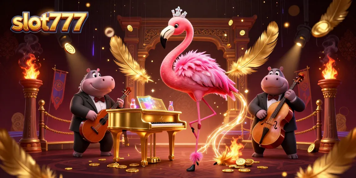 Engage in thrilling gaming with slot777 alongside glamorous characters in a vibrant casino setting.
