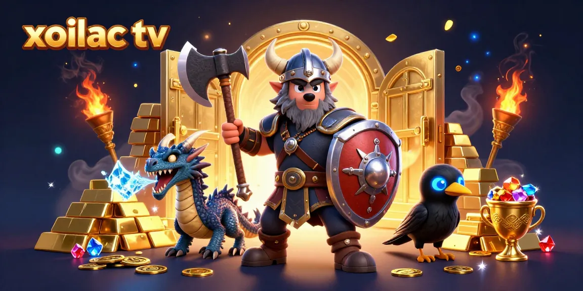 Experience the thrill of betting with xoilac tv in a vibrant, detailed 3D scene showcasing dynamic gambling elements.