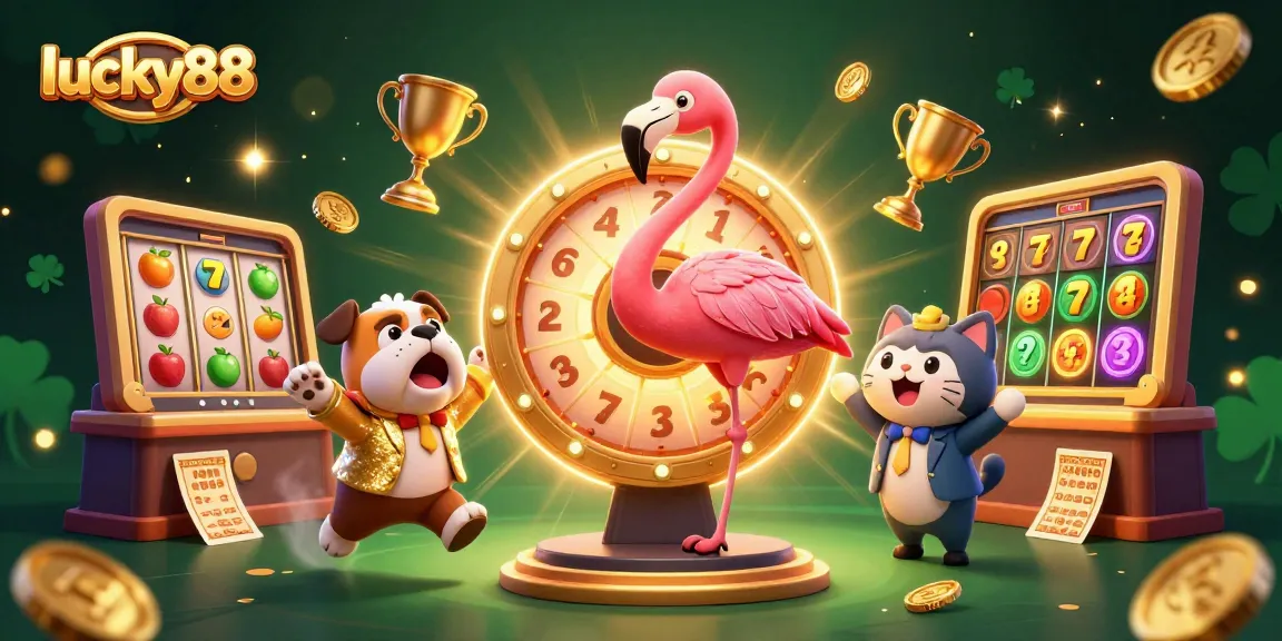 Engage in a thrilling lucky88 slot experience with vibrant characters and dynamic gameplay elements.